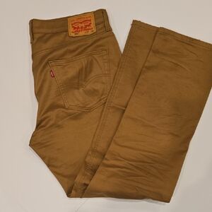 34x34 Levi's Tan Workwear Straight-Leg Jeans 210